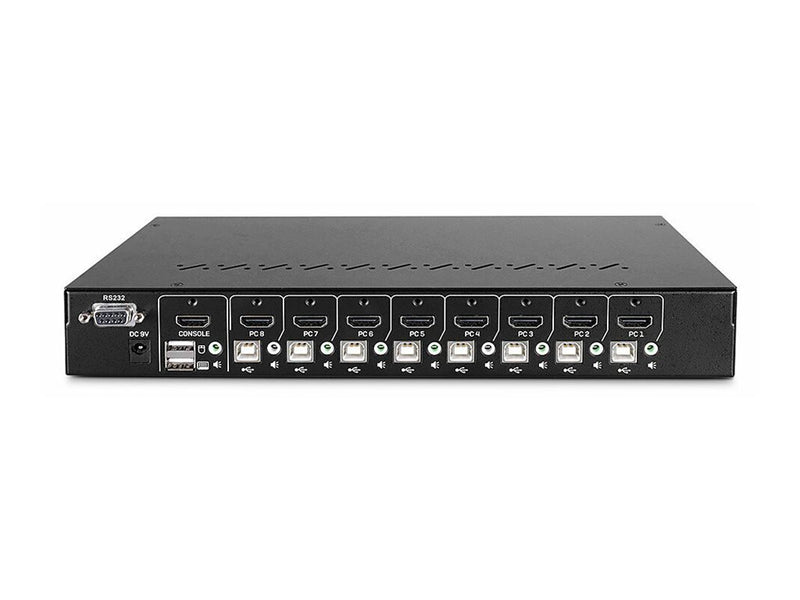 Lindy 8-Port HDMI KVM Umschalter – Steuert 8 PCs mit 4K-Unterstützung