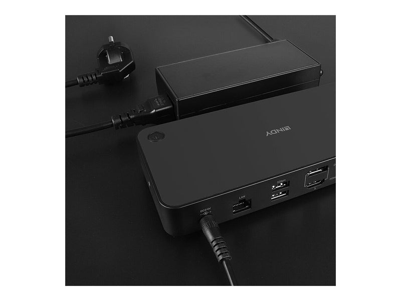Lindy Docking Station – Für 3 Bildschirme, USB-C & HDMI