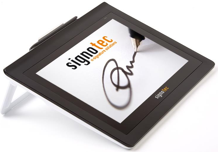 SIGNOTEC Unterschriften-Pad – Touch-Display, USB & Ethernet