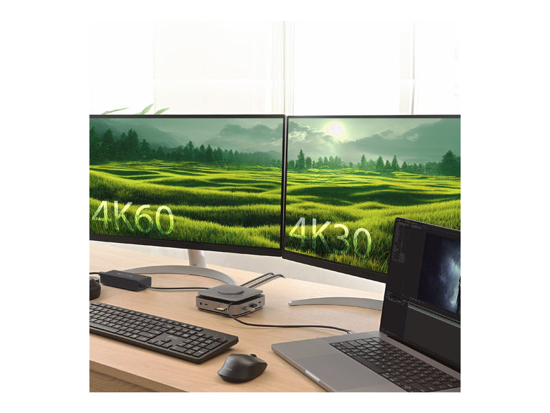 J5 Create USB-C Dock – Dual 4K HDMI, 140W Netzteil