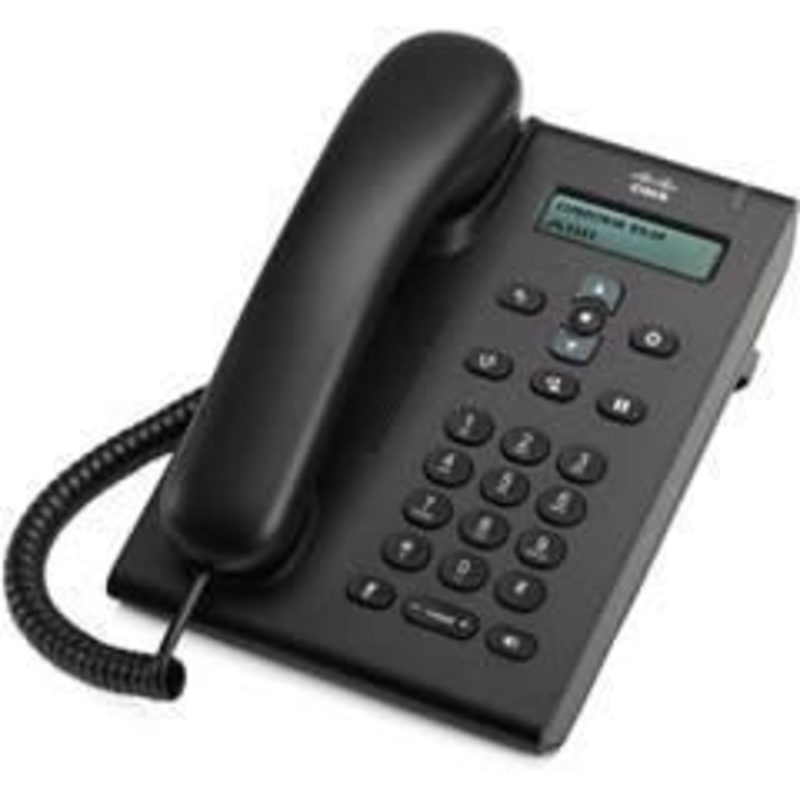 Cisco VoIP-Telefon – Zweizeiliges Display, Freisprechfunktion