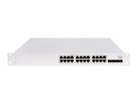Cisco Meraki Netzwerk-Switch – 24 PoE-Ports, Cloud-Verwaltung