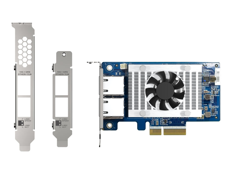 QNAP Netzwerkadapter – 10Gb Ethernet, PCIe 3.0 für schnelle Verbindungen
