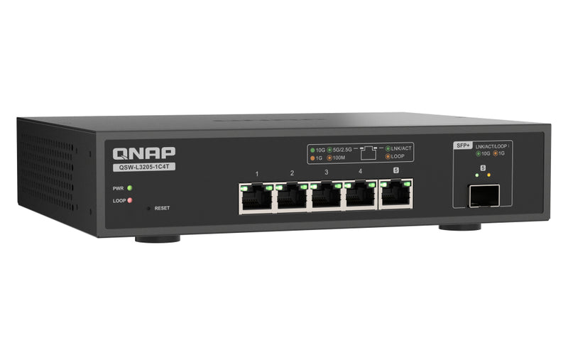 QNAP Netzwerk-Switch – 10G Ethernet, 5 Ports