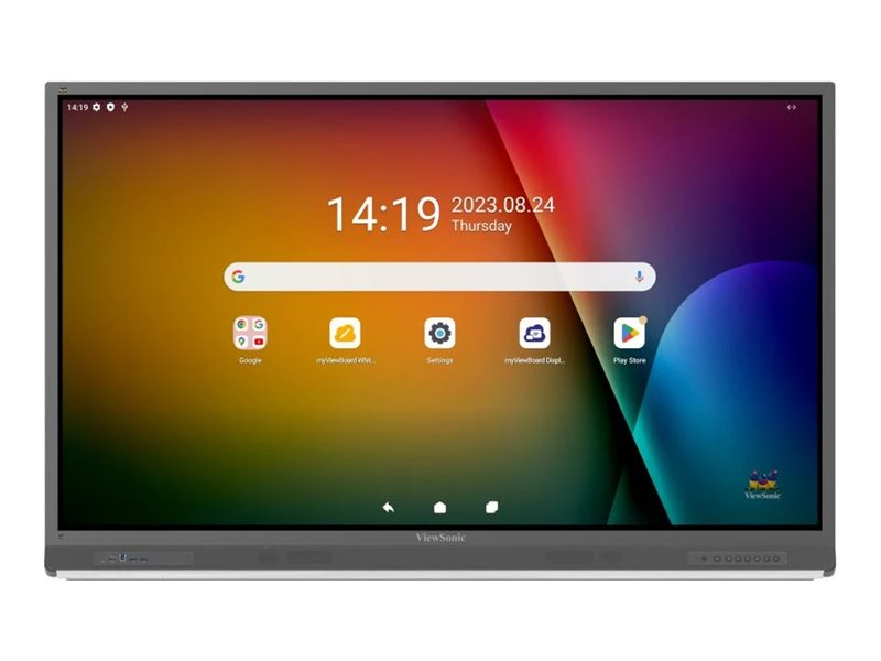 ViewSonic 65" Interaktives Display – Touchscreen, 8-Mikrofonarray
