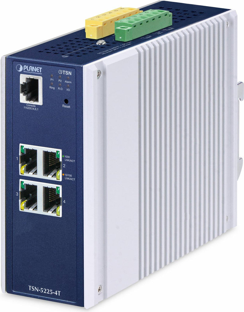 Planet Technology Netzwerk-Switch – 4 Ports, Web-basiertes Management