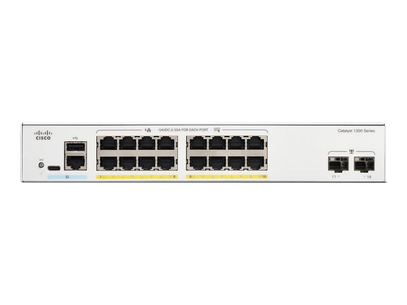 Cisco Catalyst Switch – 16 Ports, Power over Ethernet