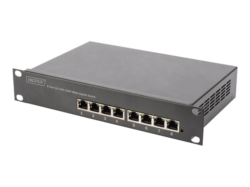 Digitus 8-Port Gigabit Switch – PoE+ für kleine Unternehmen