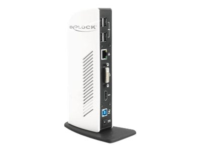 Delock Portreplikator – USB, HDMI, DVI, Netzwerkanschluss