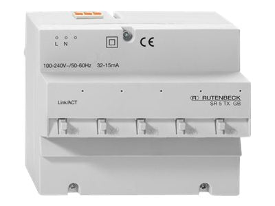Rutenbeck Gigabit-Switch – 5 Anschlüsse, für DIN-Schiene