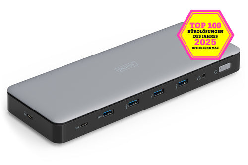 Digitus USB-C Dockingstation – 4K, vielseitige Anschlüsse