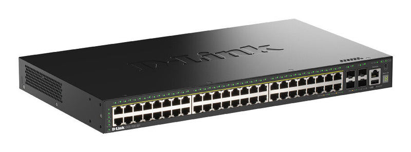 D-Link 52-Port Netzwerk-Switch – Gigabit, PoE+ Unterstützung