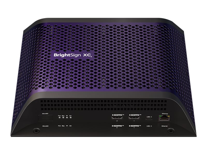 BrightSign Digital Signage-Player – 8K-Display, 4 HDMI-Ausgänge