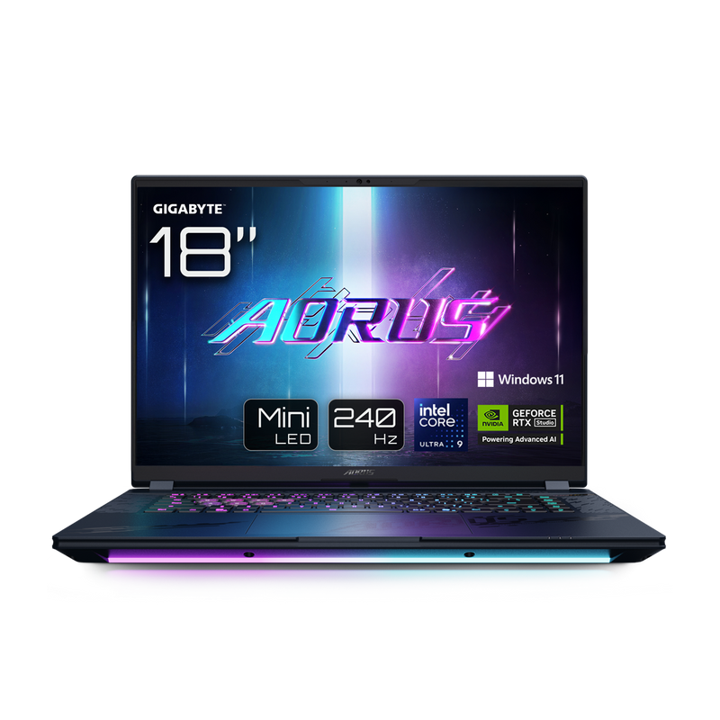GIGABYTE AORUS Gaming-Laptop – 18" Display, 32 GB RAM