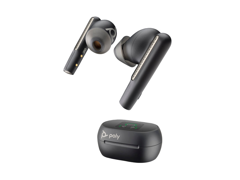 HP Poly Voyager Earbuds – Kabellos, mit Touchscreen-Ladekoffer