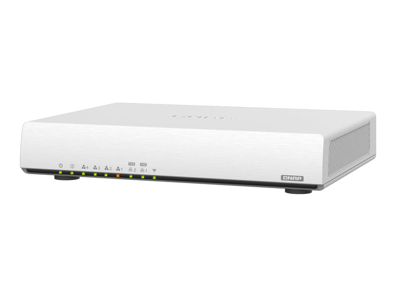 QNAP WLAN-Router – 10G Wi-Fi 6, geräuschlos, ideal für Home Office