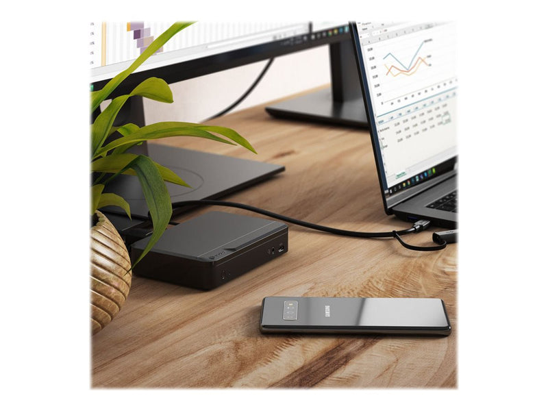 ALOGIC Docking Station – 2 Monitore, USB-C & USB-A, 85W Leistung