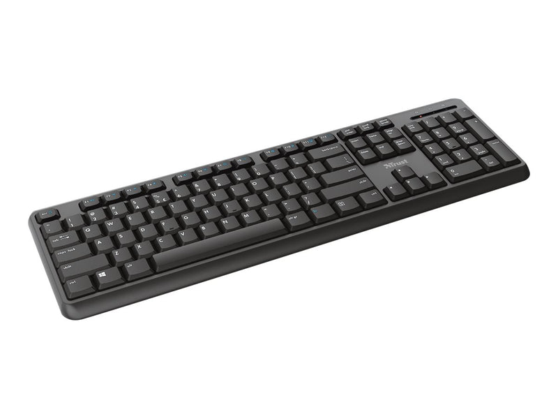 Trust Ody Kabellose Tastatur – Spritzwasserschutz, USB-Empfänger