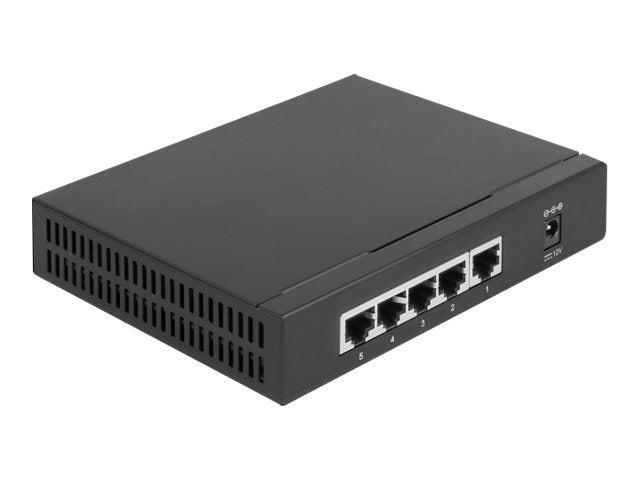 Delock Ethernet Switch – 5 Ports, 2,5 Gigabit Geschwindigkeit