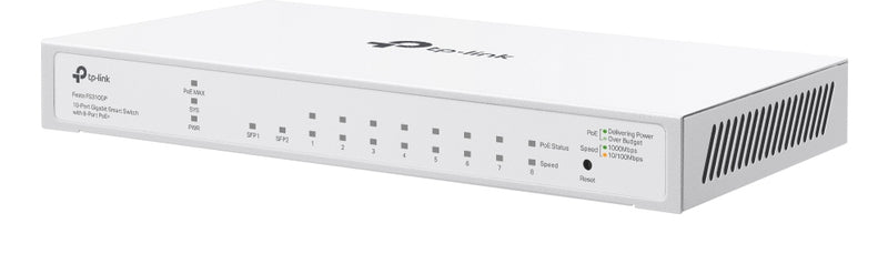 TP-Link Smart Switch – 10 Ports, PoE für einfache Netzwerkgeräte