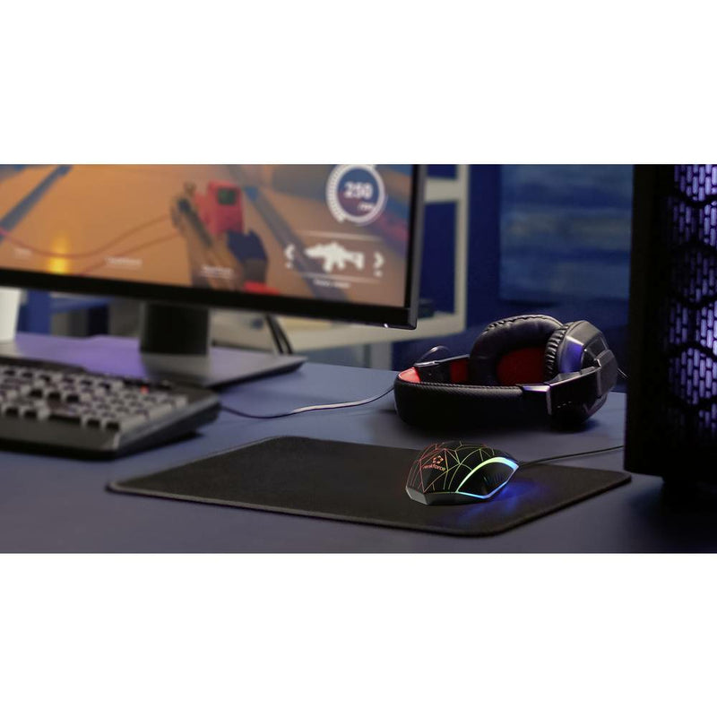 Renkforce Gaming-Maus – Optisch, 3600 DPI, Beleuchtet