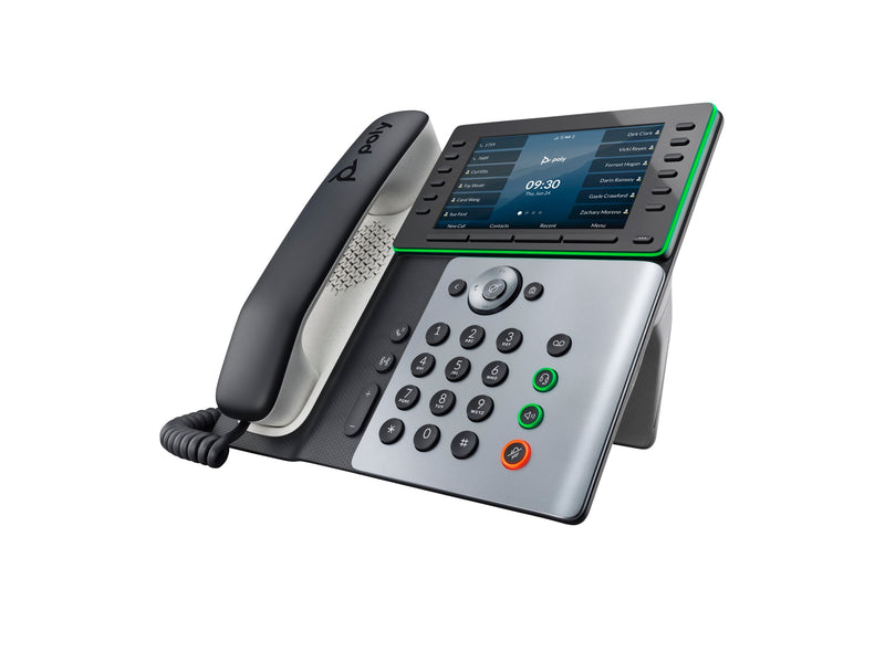 HP Poly Edge E550 IP-Telefon – Zwei Displays, 12 Leitungstasten