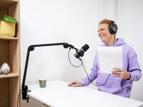 Trust USB-Mikrofon mit Arm – Ideal für Rundfunk und Streaming