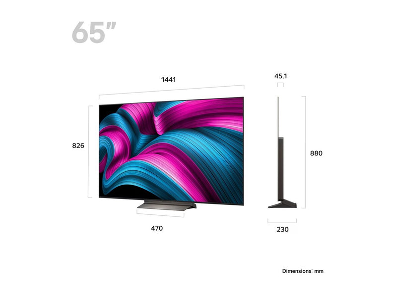 LG 65" OLED-TV – 4K UHD, Smart TV