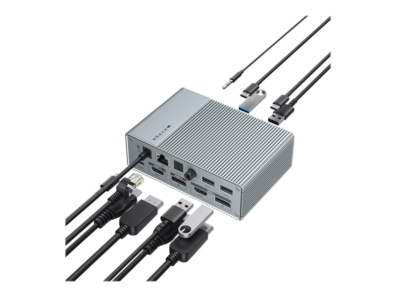TARGUS USB-C Docking Station – 15 Anschlüsse, 4K-Video