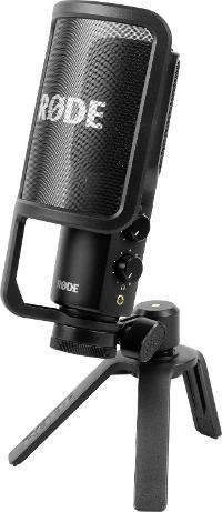 RODE Desktop-Mikrofon – USB-Anschluss, klare Sprachaufnahme