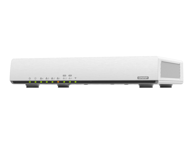 QNAP WLAN-Router – 10G Wi-Fi 6, geräuschlos, ideal für Home Office