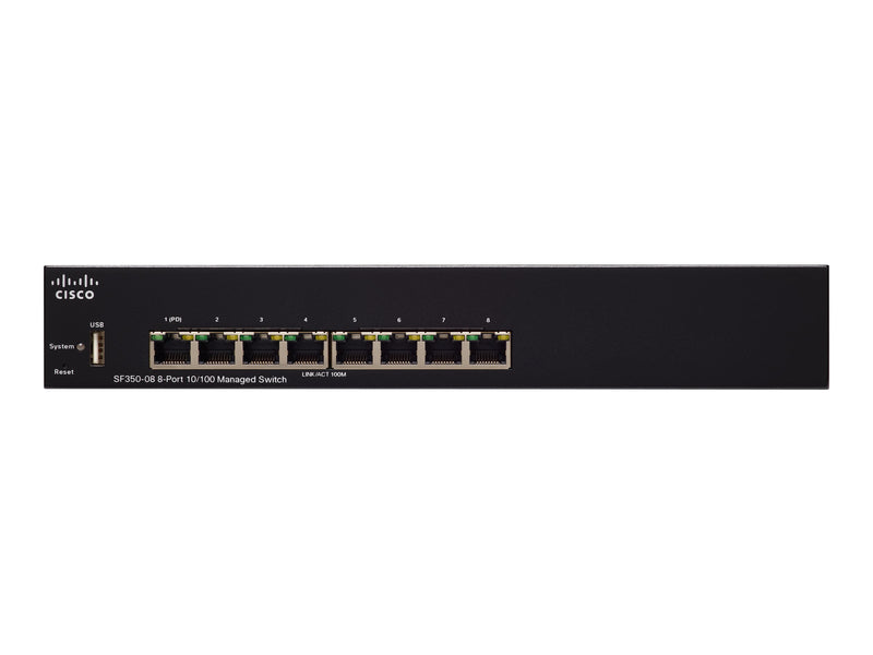 Cisco Netzwerk-Switch – 8 Anschlüsse, einfache Verwaltung