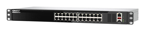 QNAP Netzwerk-Switch – 24 Anschlüsse, 10 Gigabit Ethernet