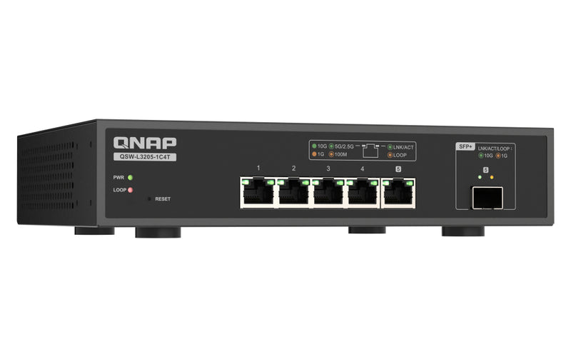 QNAP Netzwerk-Switch – 10G Ethernet, 5 Ports