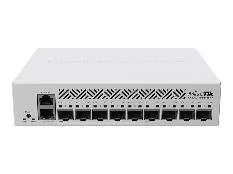 Mikrotik Netzwerk-Switch – 10 Anschlüsse, 10-Gigabit Unterstützung