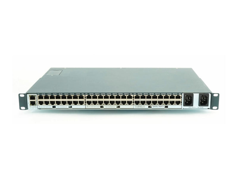 Lantronix Konsolenserver – 48 Anschlüsse, Rack-montierbar