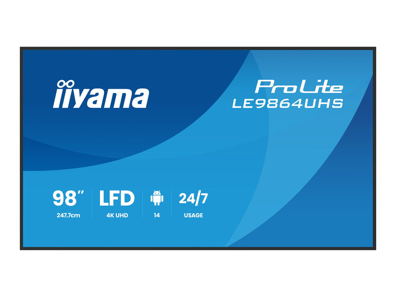 Iiyama 98" Digital Signage Display – 4K-Auflösung, Android OS