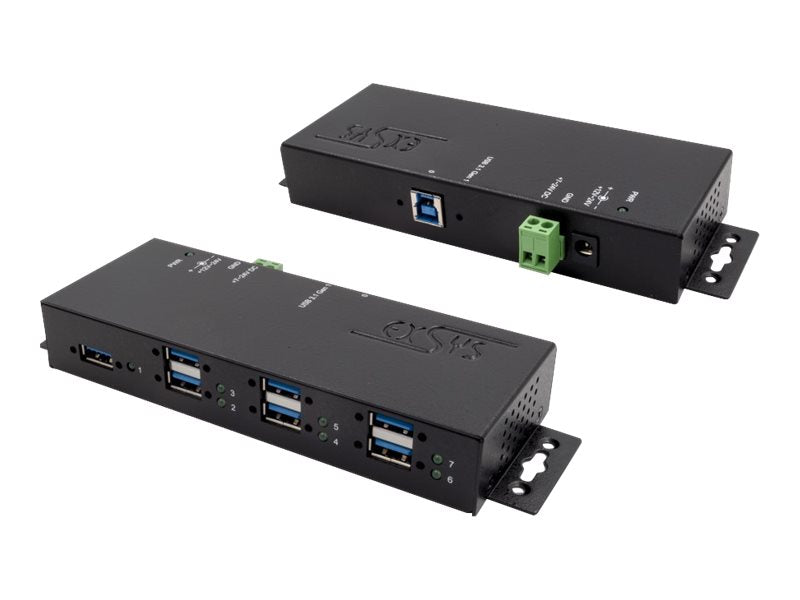 EXSYS USB Hub – 7 Anschlüsse, Schnellladefunktion