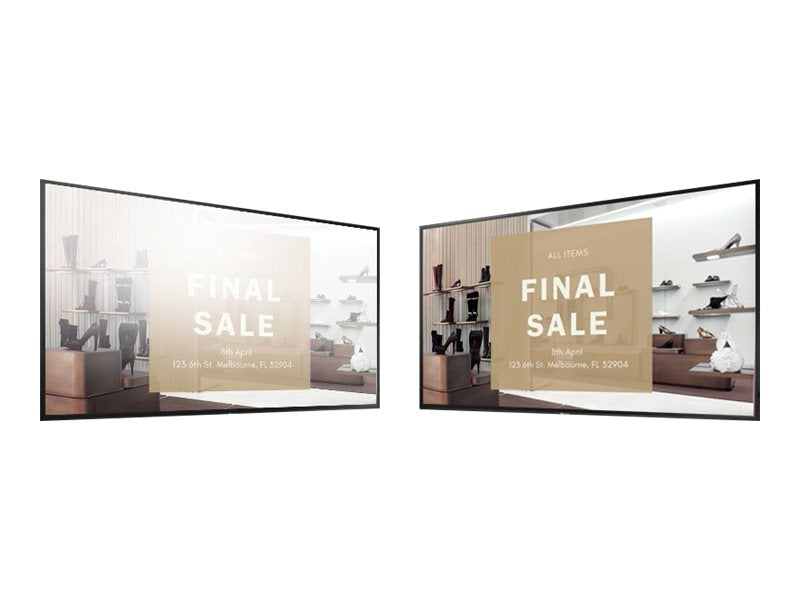 Neovo 65" 4K-Display – Helles Bild, Vielseitige Anschlüsse