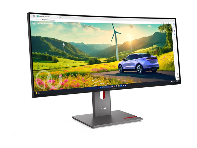 Lenovo ThinkVision 34" Monitor – Gebogenes Display, USB-C-Anschluss