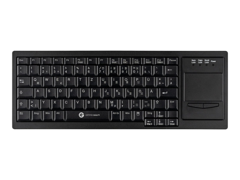 GETT Cleantype Xtra Touch Tastatur – mit Touchpad, USB-Anschluss