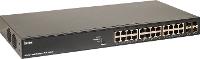 BAROX Netzwerk-Switch – 24 Ports, Gigabit Ethernet, PoE
