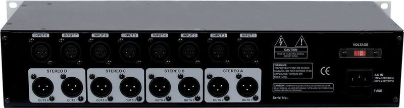 OMNITRONIC 19" Mischpult – 16 Kanäle, vielseitige Audio-Steuerung