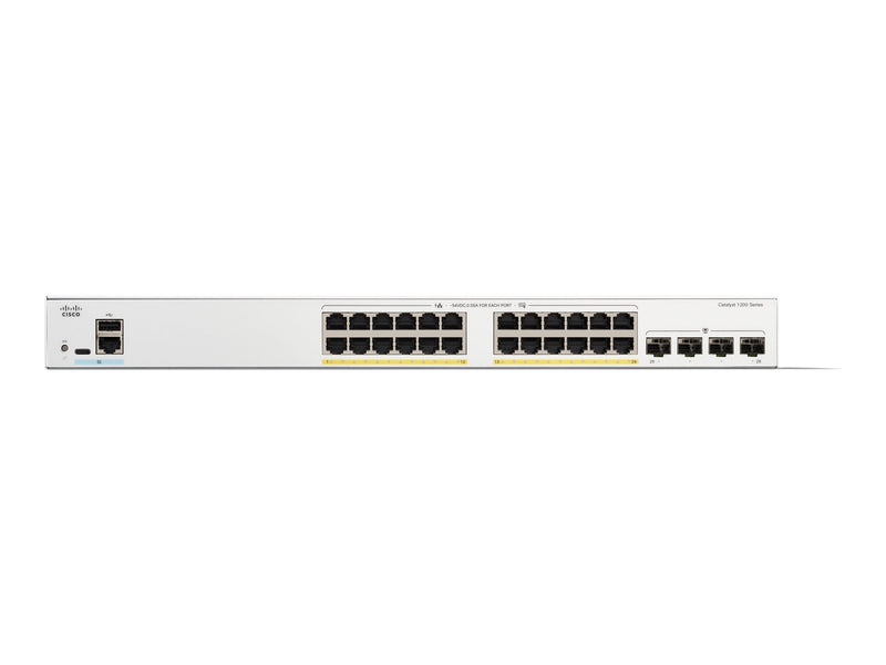 Cisco Netzwerk-Switch – 24 Ports, PoE für kleine Unternehmen