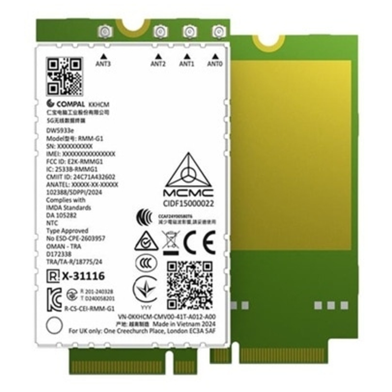 Dell Drahtloses Mobilfunkmodem – 5G-Unterstützung, GPS integriert