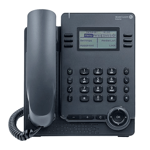 Alcatel VoIP-Telefon – Freisprecheinrichtung, Lautstärkeregelung
