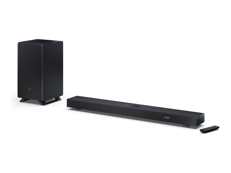 Sharp Soundbar mit Subwoofer – Kabelloser Bass, klarer Klang