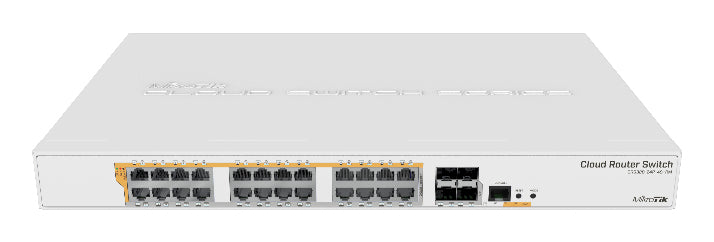 Mikrotik Cloud Router Switch – 24 PoE-Ports, Dual Boot