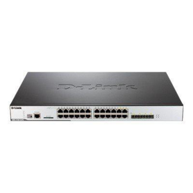 D-Link 24-Port Gigabit Switch – PoE, zentral verwaltbar