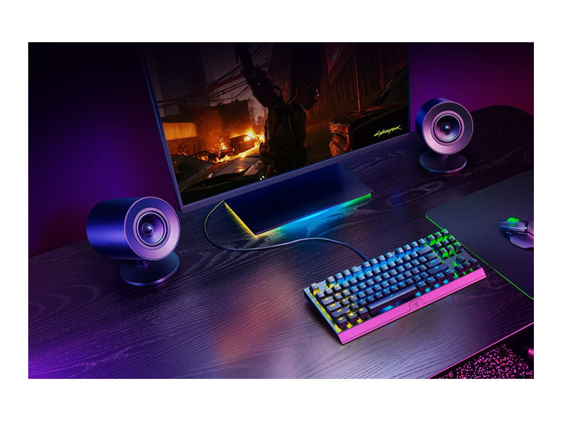 Razer Nommo 2.0 PC-Lautsprecher – Raumfüllender Klang, Bluetooth